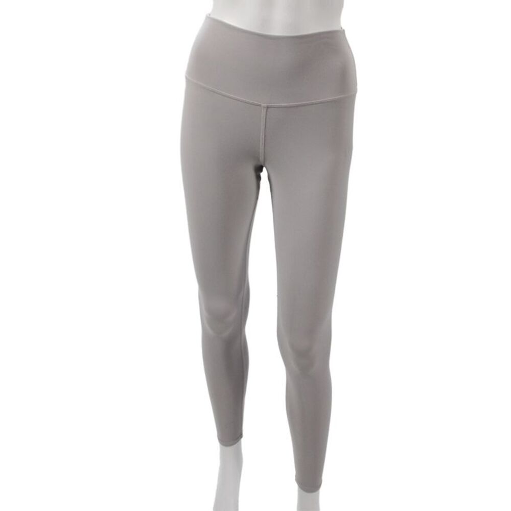 Alo Womens Ankle Leggings Gray Athleisure Solid Size XS